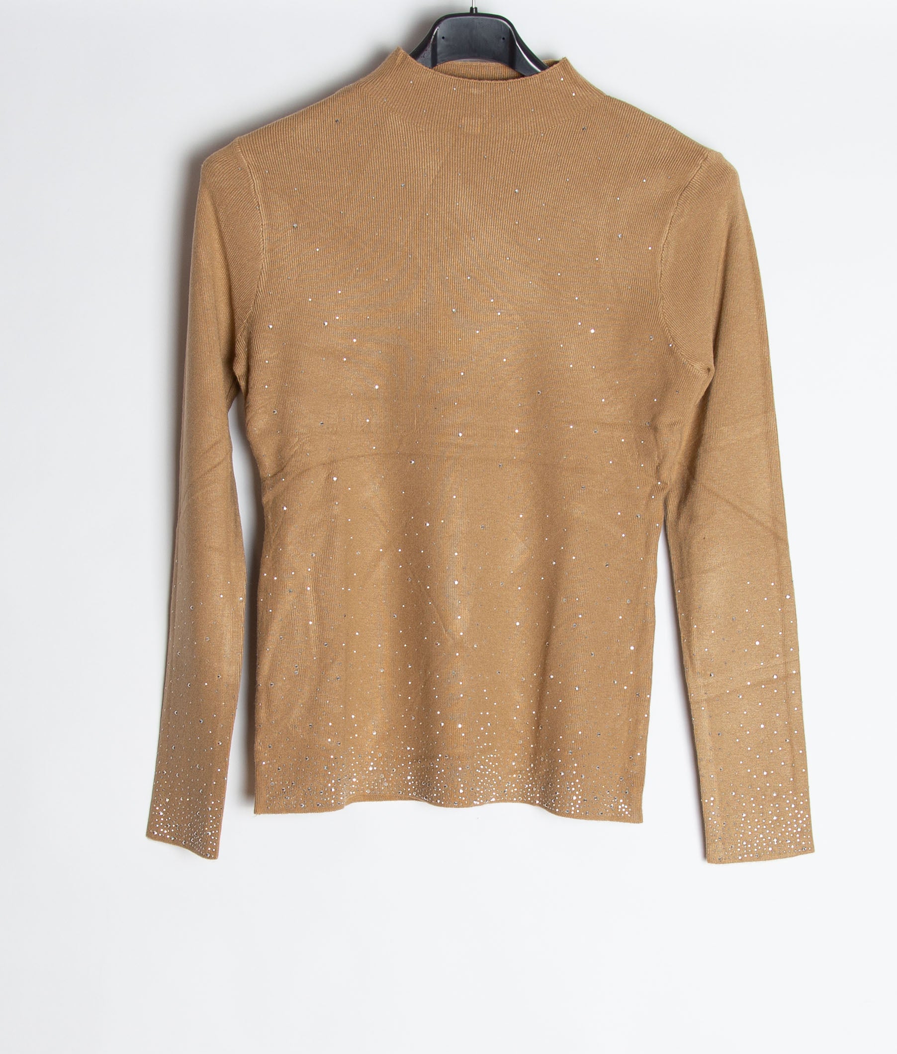 Strik bluse med bling på krop og ærmer - str. 34-40 - Ingen returret - ITNOV24 by Krone 1