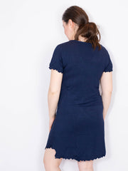 Natkjole med blonde by Krone 1