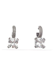 Øreringe med firkantet bling - ITSEP24 by Krone 1