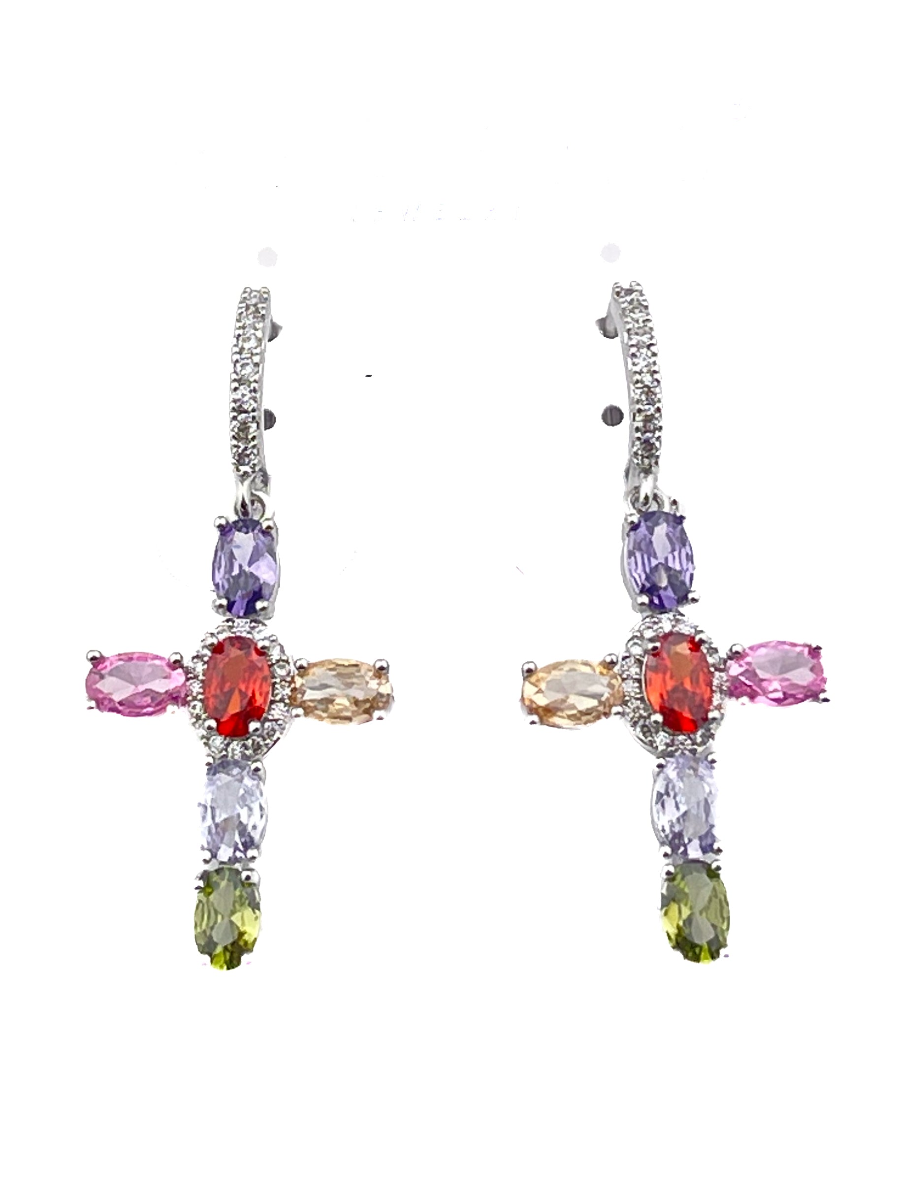 Kors øreringe med bling - ITSEP24 by Krone 1