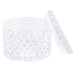 Rund opbevaringskrukke i glas Ø11x8 cm Elegant og praktisk by C&E