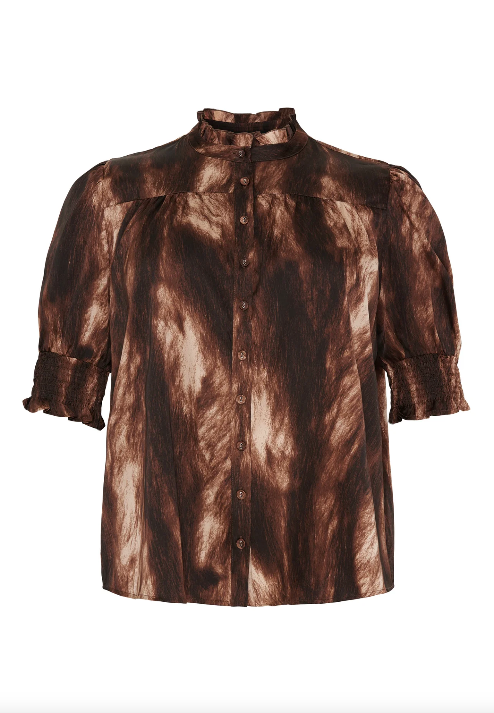 No. 1 by ox Bluse med smock ærmer by No. 1 By Ox