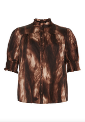 No. 1 by ox Bluse med smock ærmer by No. 1 By Ox