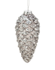 Glaskogle – 14 cm, Brun/Grå med Sølvglimmer by WEISTE