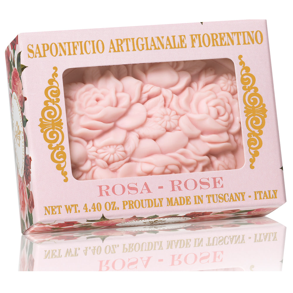 Fiorentino Rosa håndsæbe i æske 125g by Michel Design Works