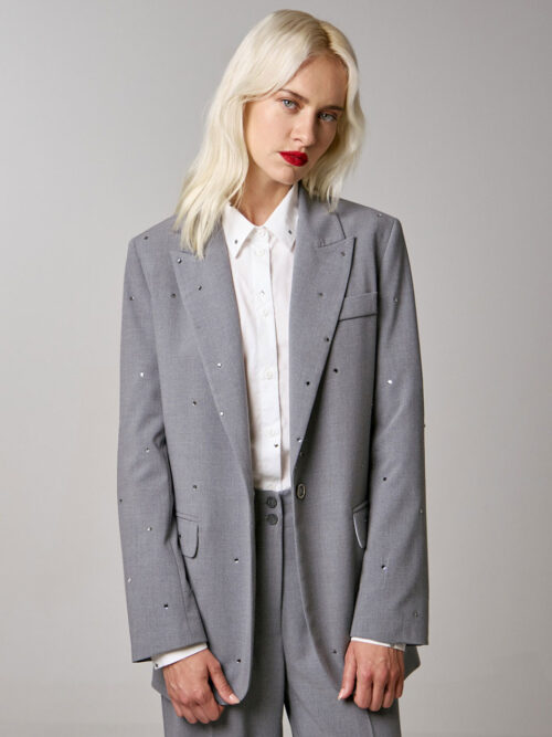 Access Fashion Blazer with rhinestones and vent by Access Fashion