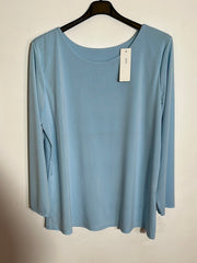 Trekvartærmet dobbeltlagsbluse - Brystmål 135cm - Ingen returret by Krone 1