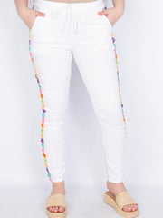 Mirakelbukser med blomster i siden by Krone 1