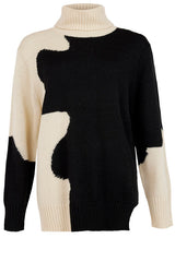 Noen Strik Pullover Beige & Sort by Krone 1
