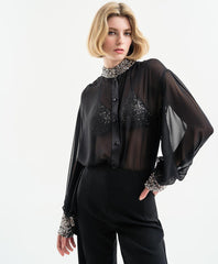 Access Fashion Shirt with sequin details by Access Fashion