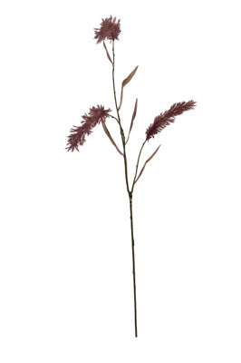 Large Plum Spray 3 grene 125 cm Burgundy by Collectione