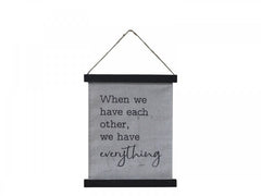 Lærred til ophæng med tekst – Antique sort 4, 30x22 cm Dekorativ vægpynt by Chic Antique