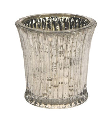 Tealight Glass Cup 7 cm Antique Silver by Weiste