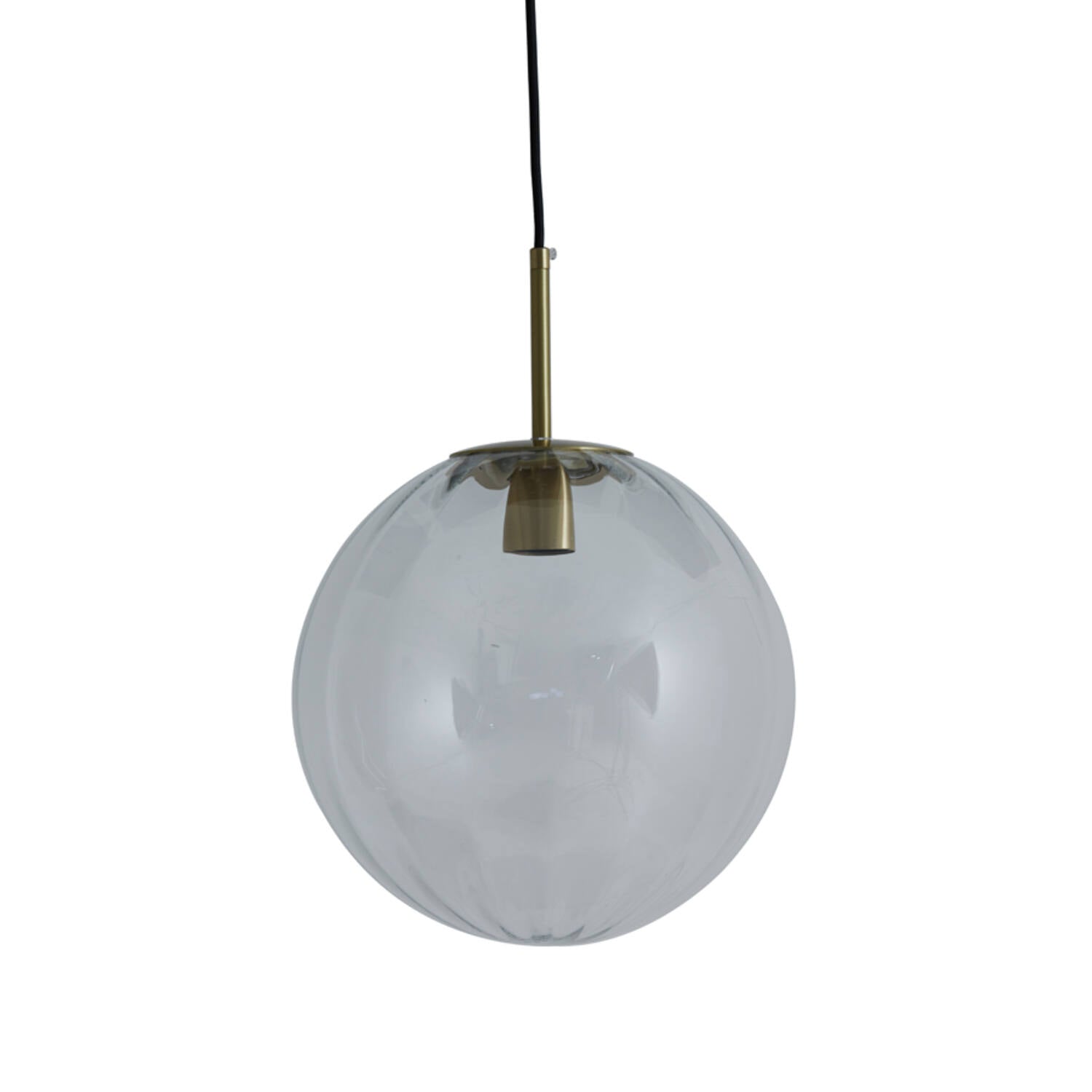 Magdala Loftlampe 40 cm Glas Klar & Guld by Light & Living