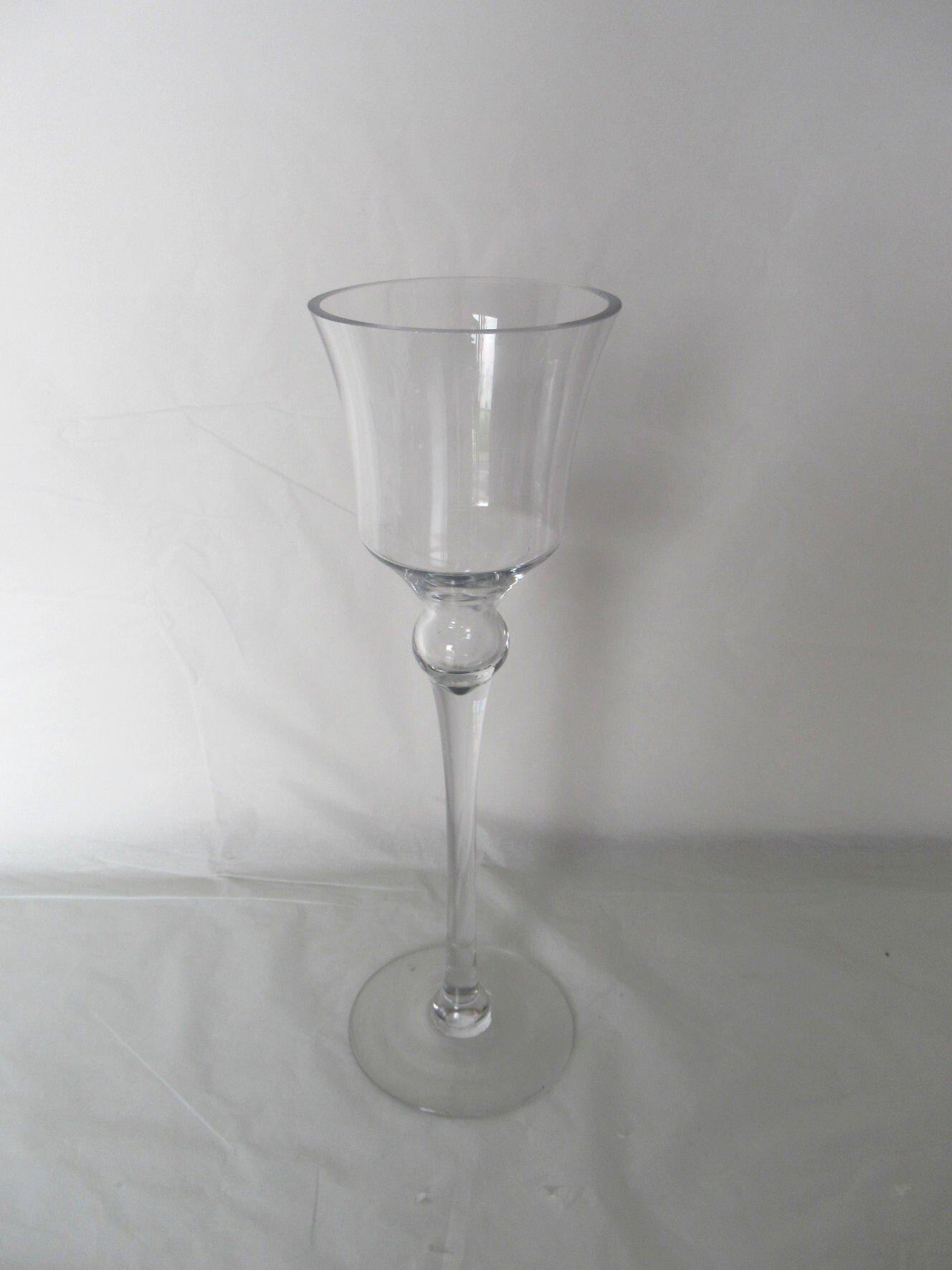 Tealight "Cannes" på fod 40 cm klar by Cormulder