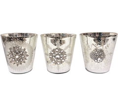 Potteskjuler med Snefnug 18 x 18 cm by Hoff