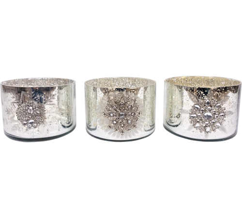 Potteskjuler med Snefnug 19 x 14 cm by Hoff