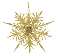 120MM 3D Filigree Star – Guld Glitter by WEISTE