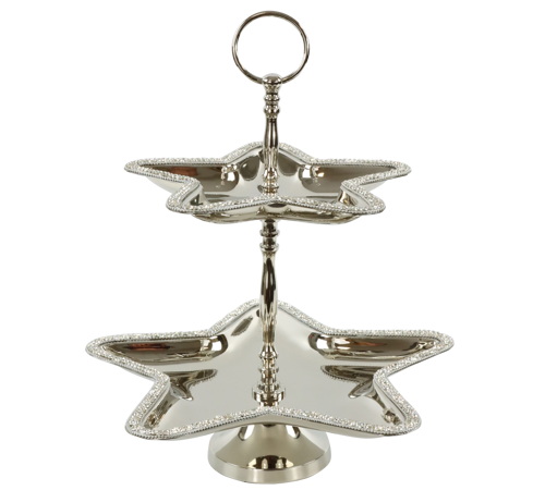 Stjerne Opsats med Bling 33 x 33 x 35 cm by Hoff