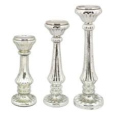 Elegant lysestage i glas 16x16x53 cm by Exner