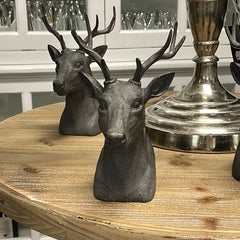 Rensdyr – Grå – 16x13xH21 cm by H.U. Scheulen GMBH & CO.KG