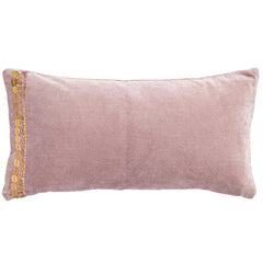 Lilac Velvet Marbella Cushion 25 X 50 CM by ByLiving