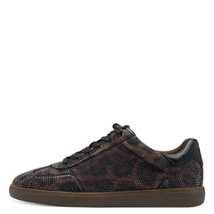 Tamaris Sneakers med bling Mocca Leopard