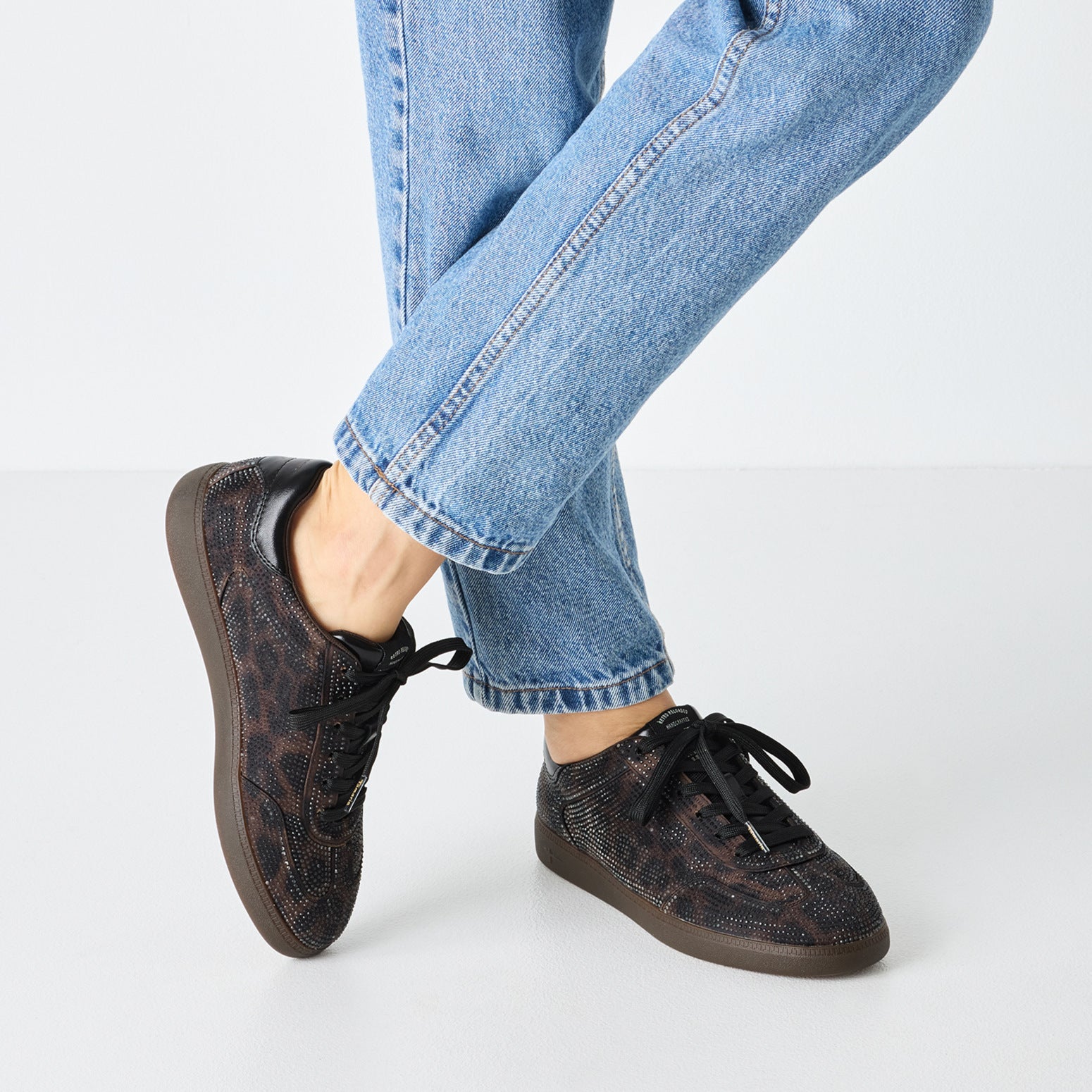 Tamaris Sneakers med bling Mocca Leopard