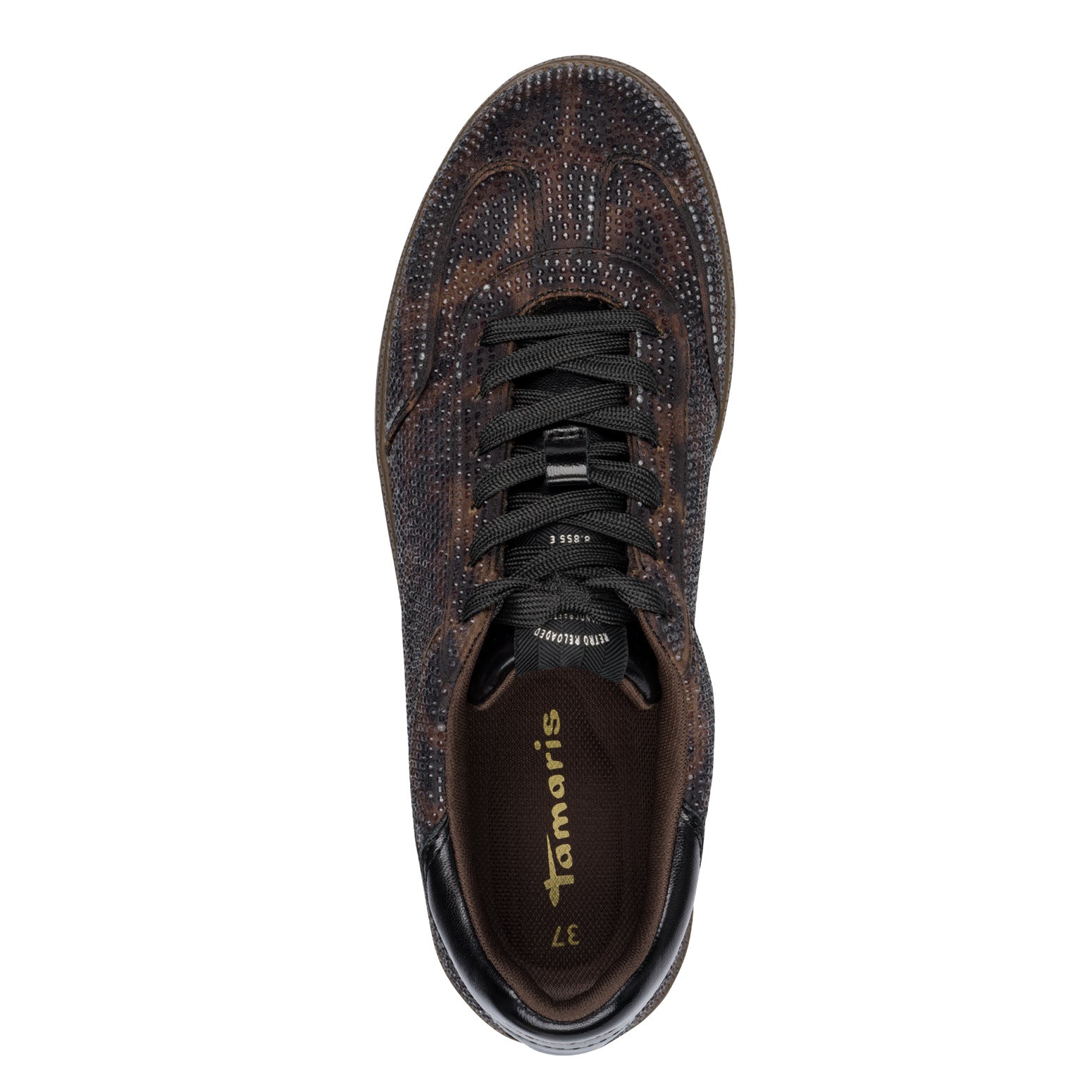 Tamaris Sneakers med bling Mocca Leopard