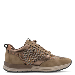 Tamaris Sneakers med bling Copper Glam