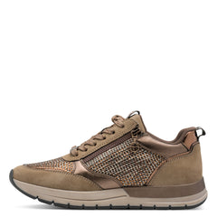 Tamaris Sneakers med bling Copper Glam