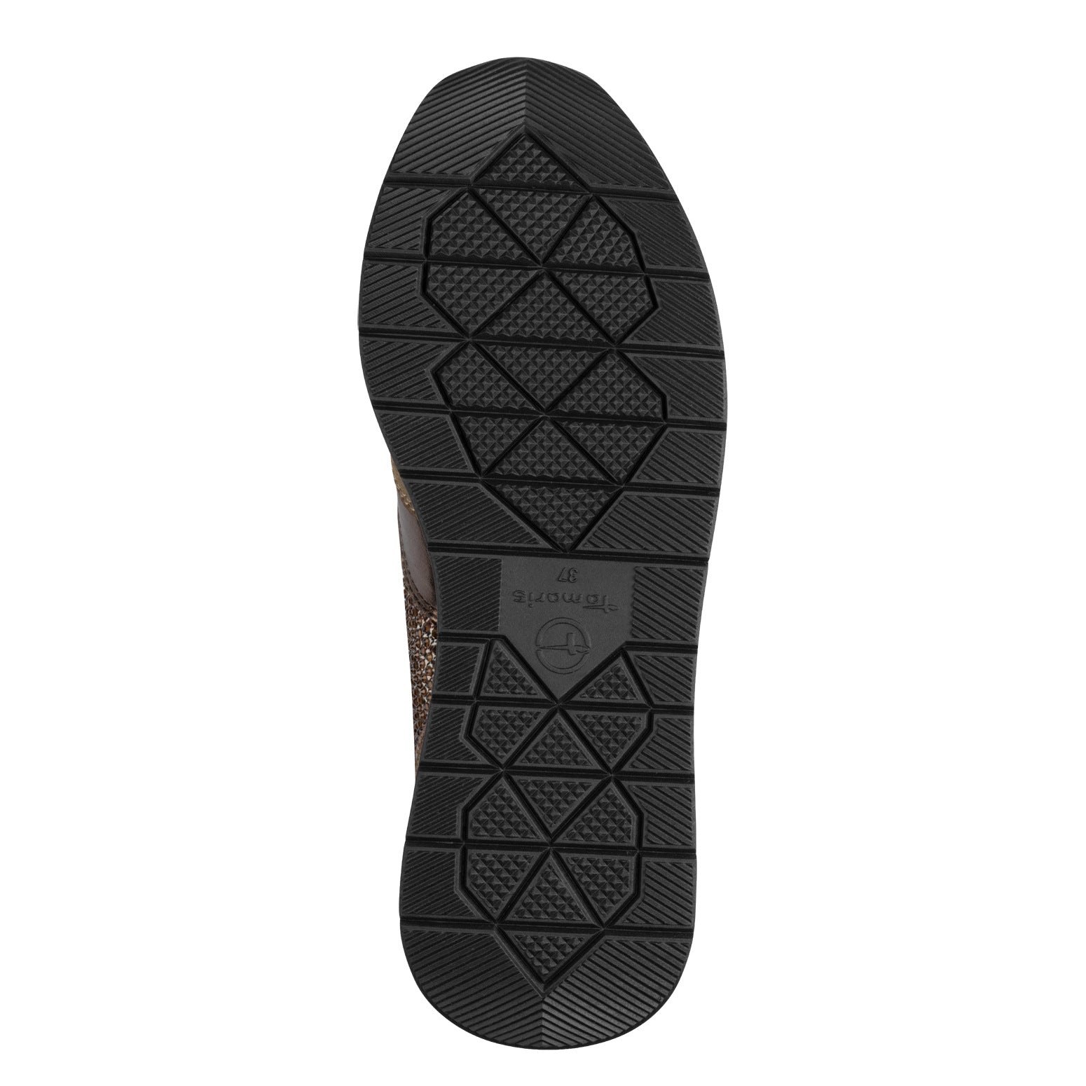 Tamaris Sneakers med bling Copper Glam