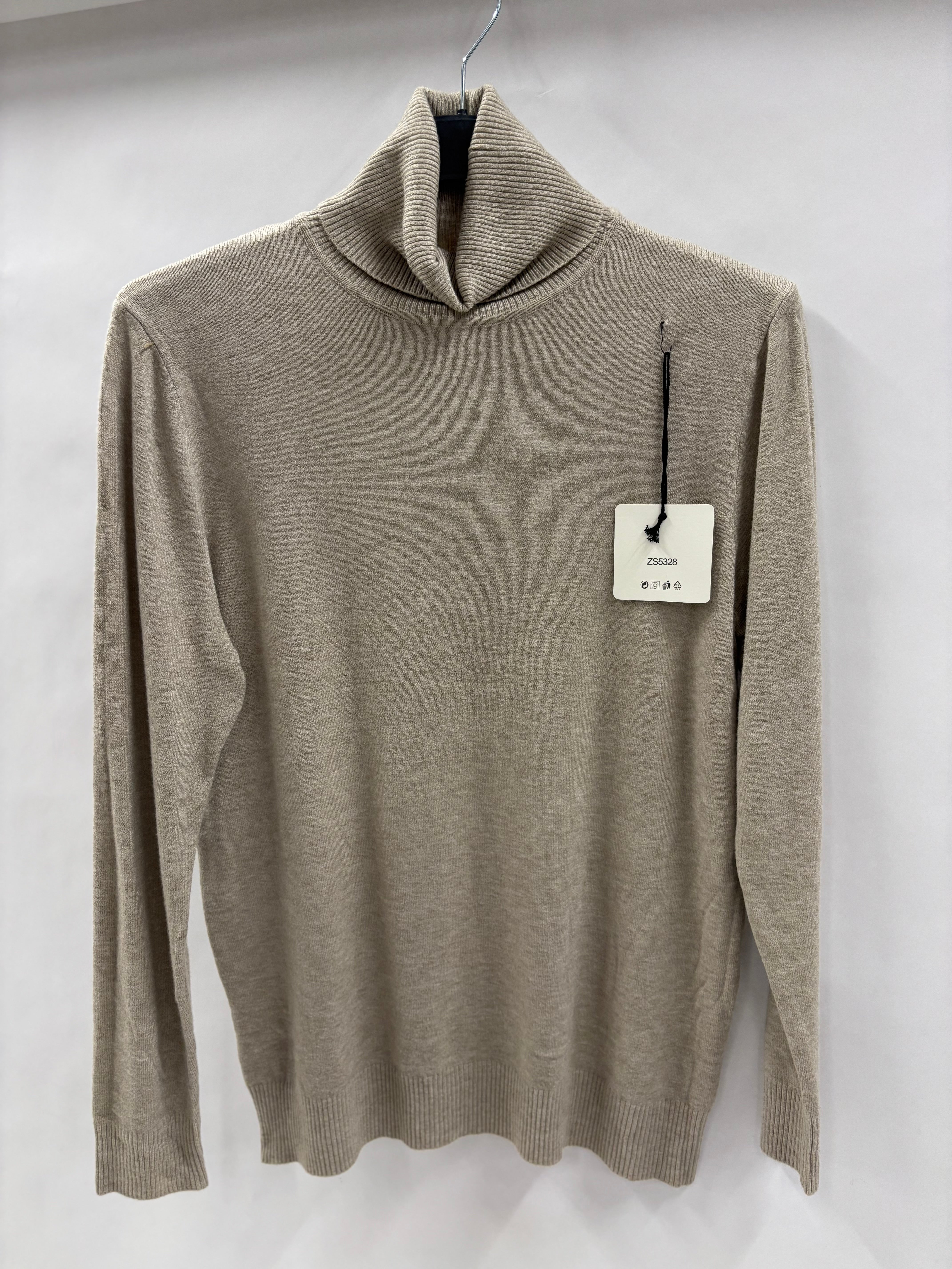 Langærmet Rullekravebluse