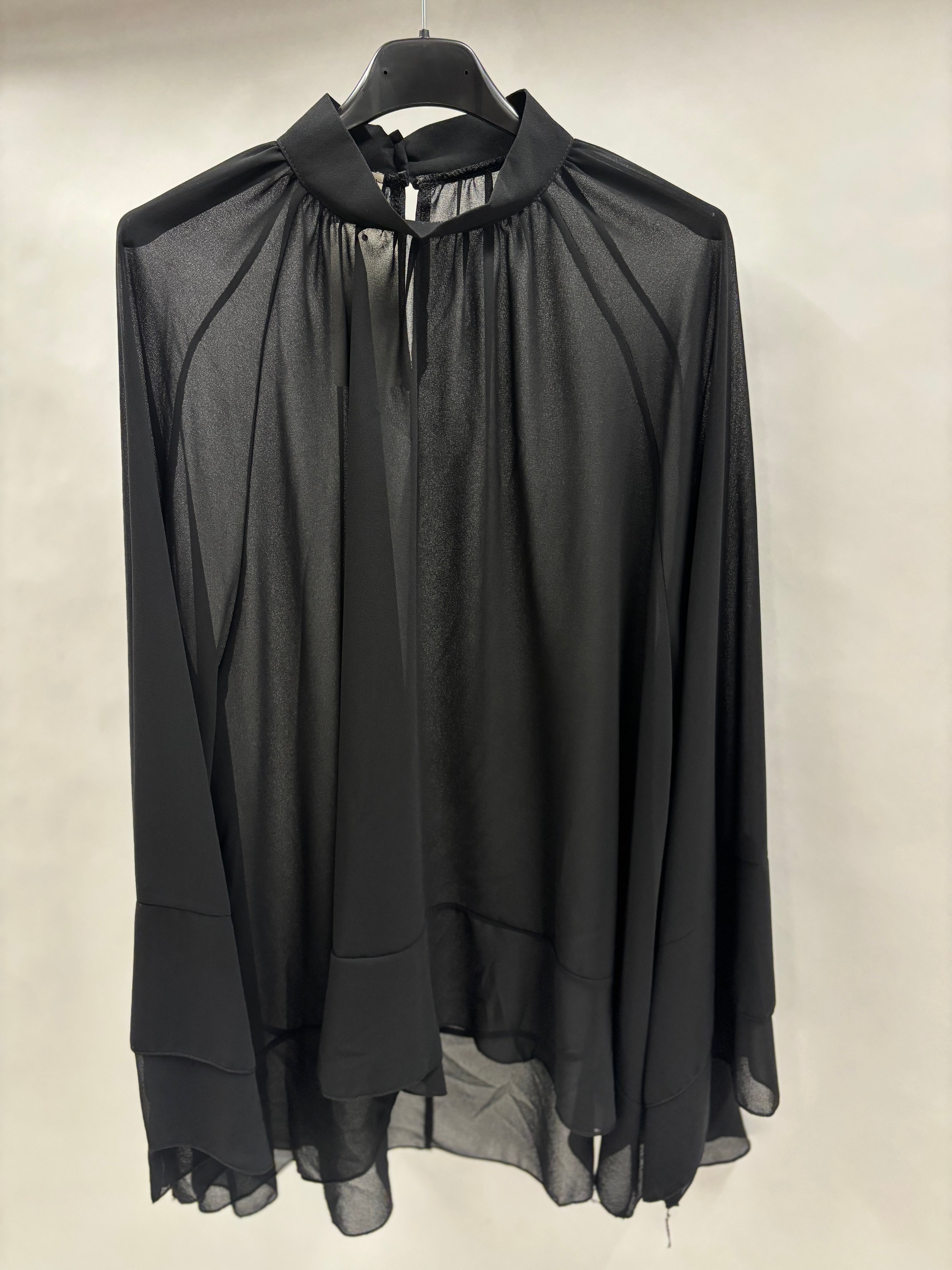 Klassisk Højhalset Bluse