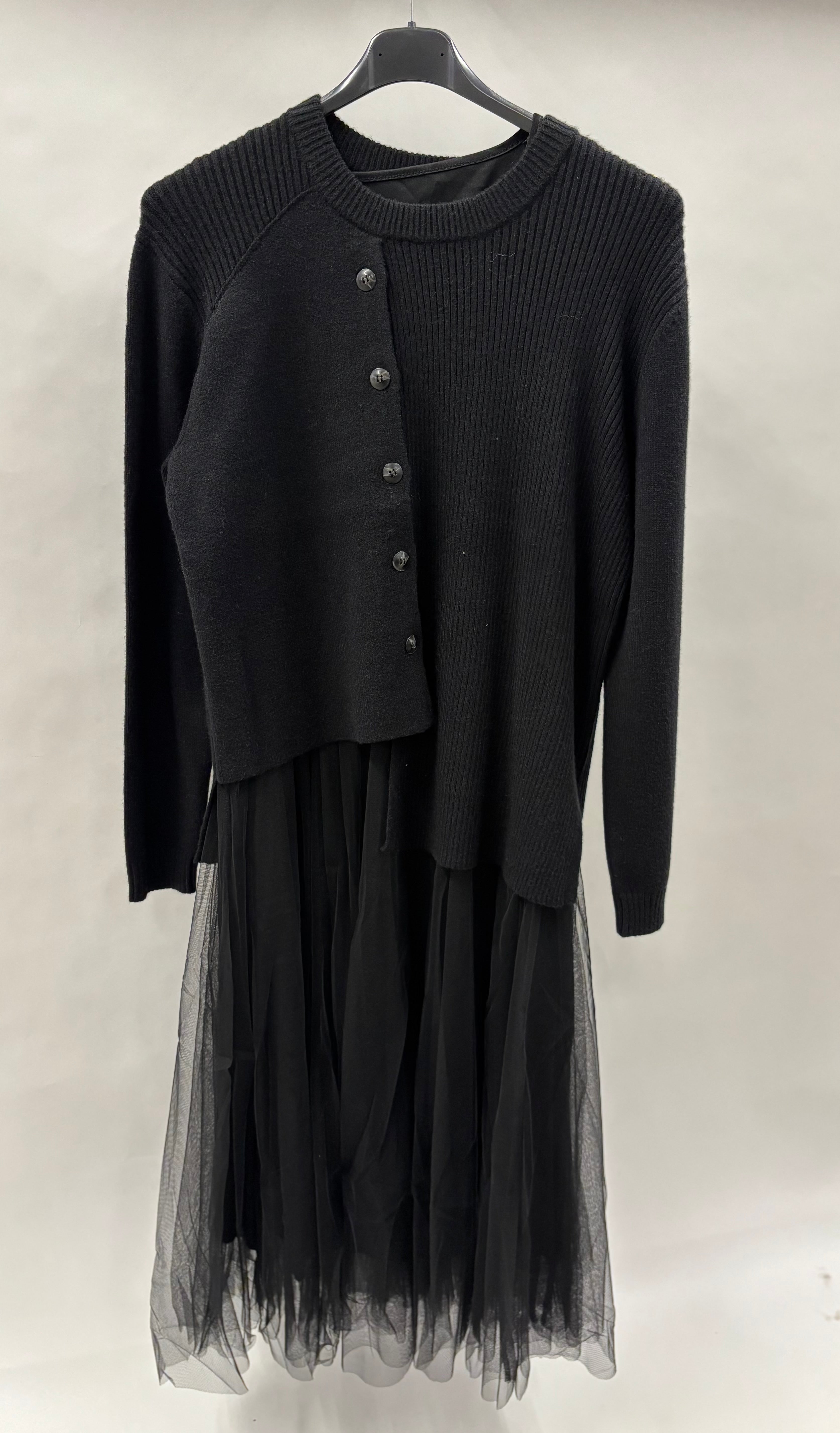 Kjole Med Cardigan - Brystmål 120cm