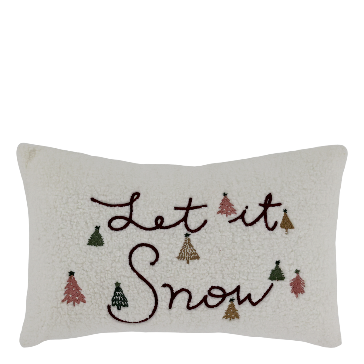 Pillowcase Let It Snow L50/W35 cm cream