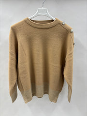 Striktrøje, Perleknapper