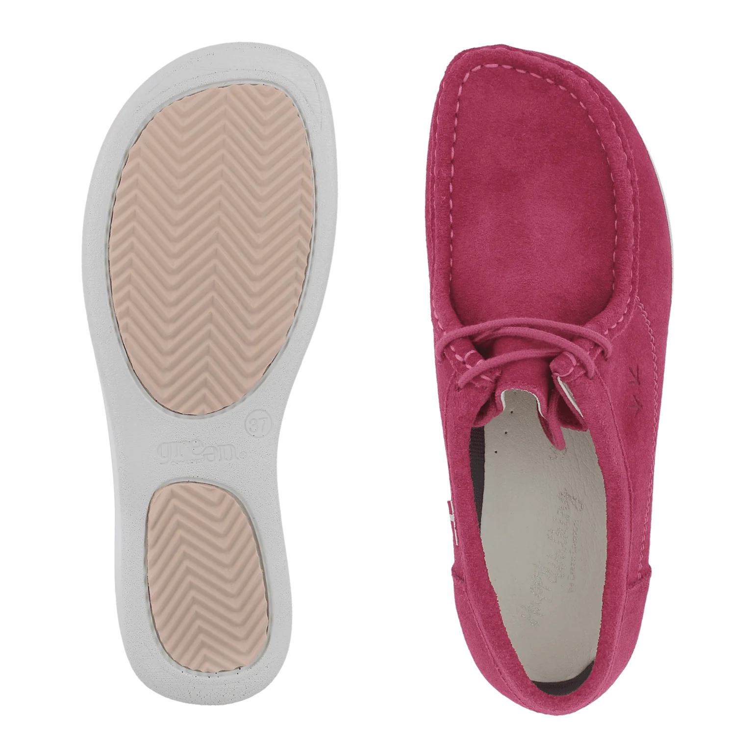 Green Comfort Happy Walking Suede Sko