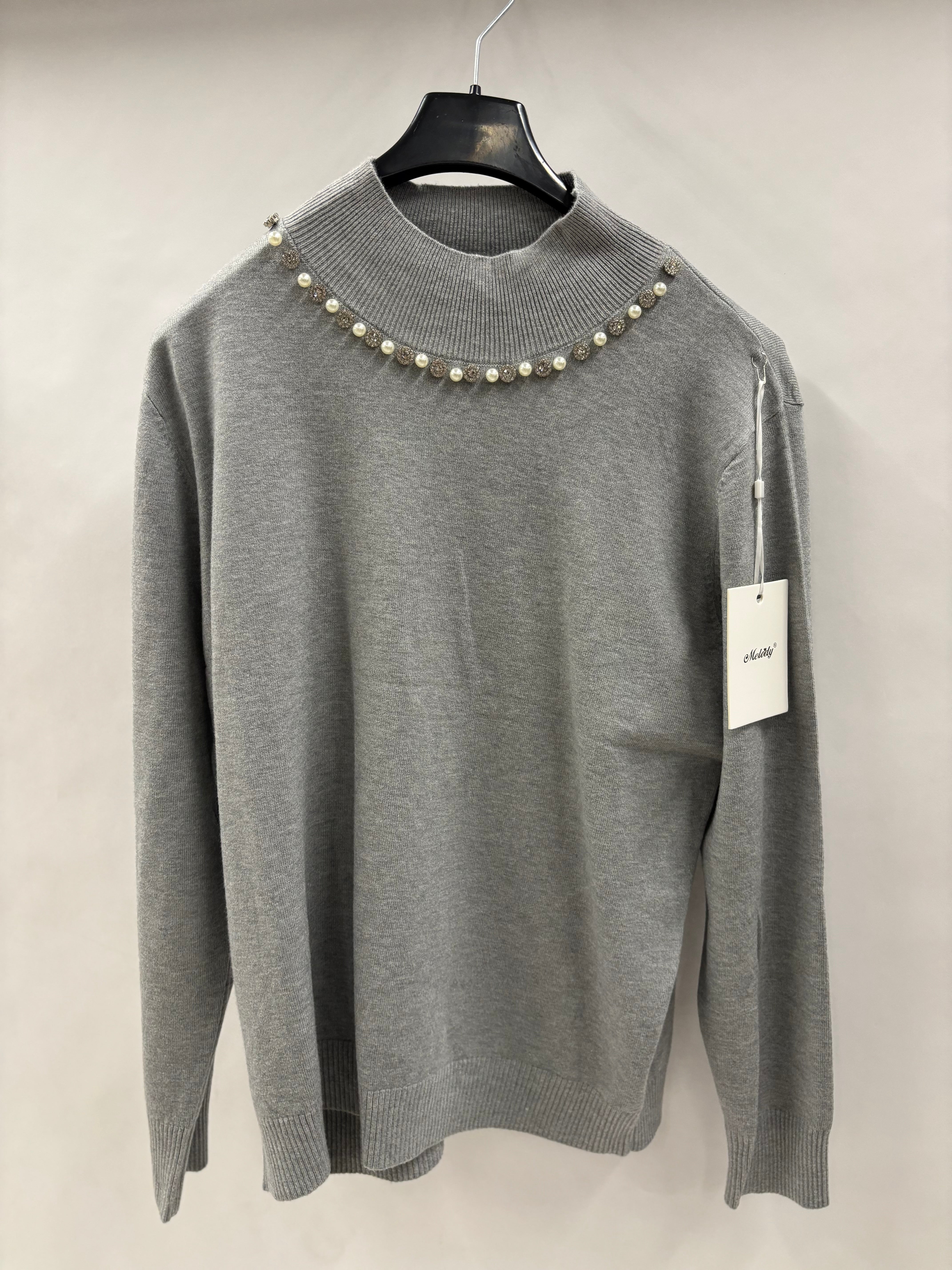 Striktrøje, Perlehals