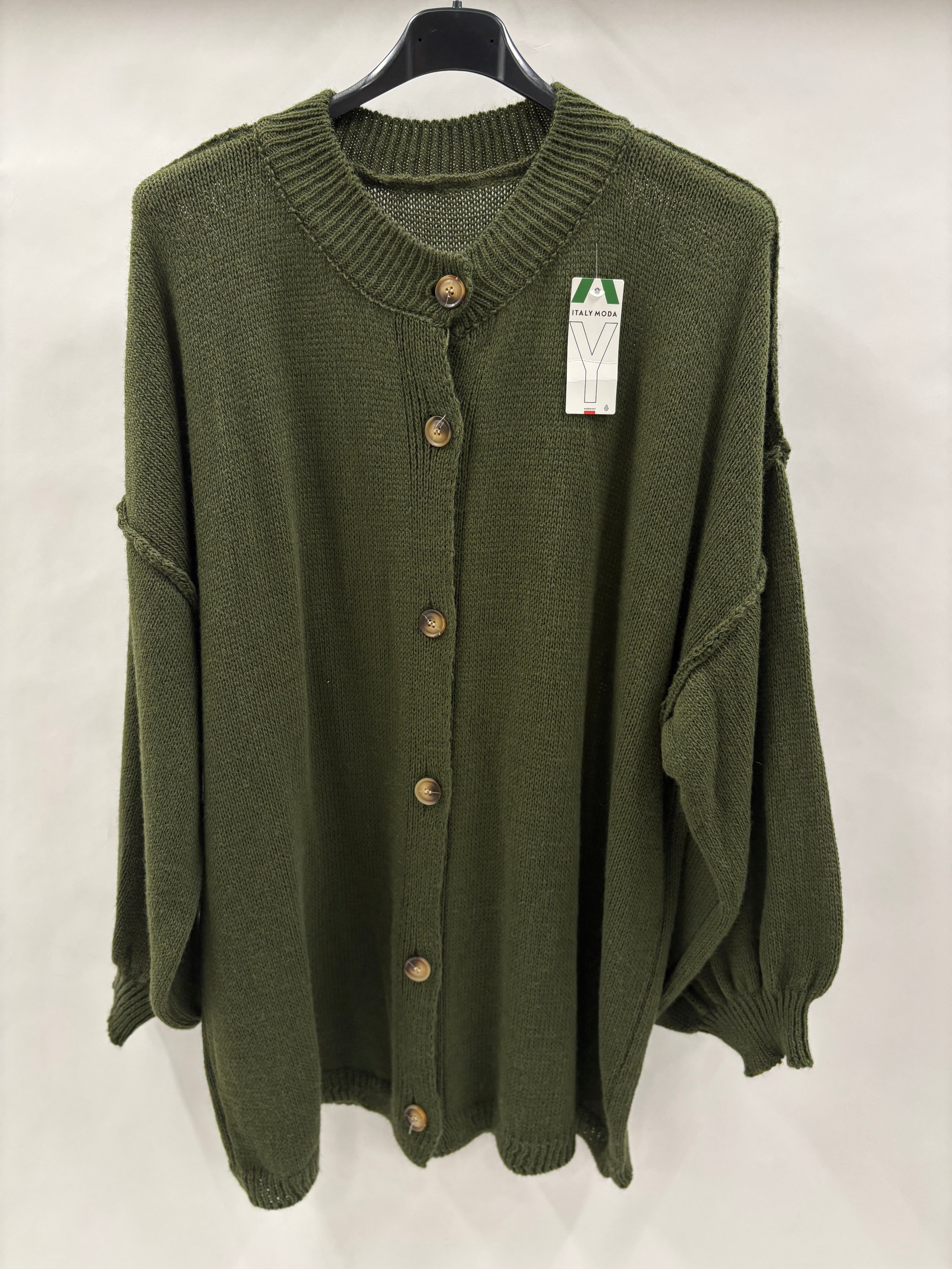 Strikcardigan, Knapper