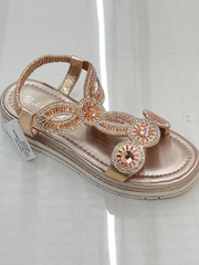 Sandaler med bling og elastik by Gioa