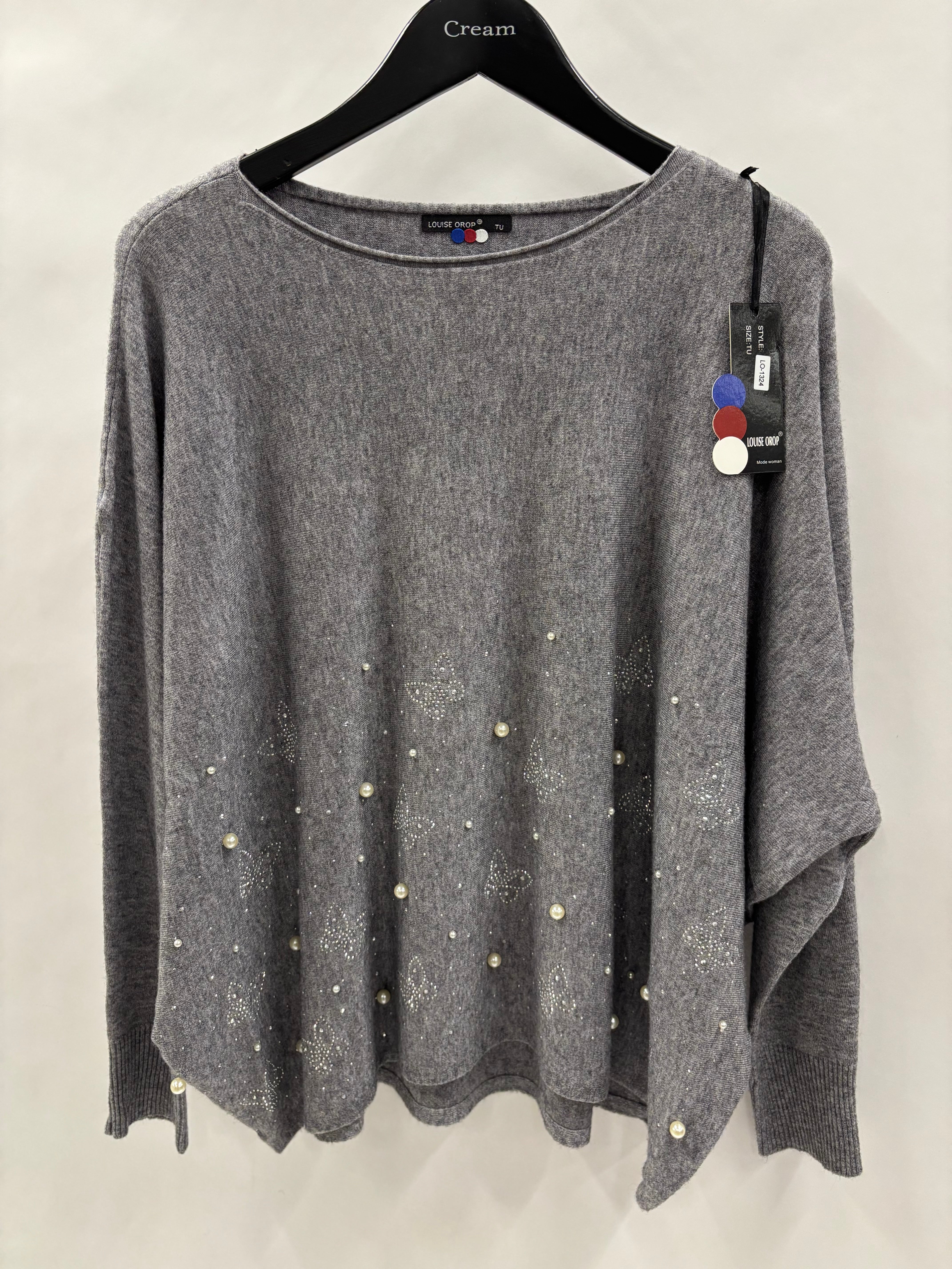 Strikbluse, Sommerfugle