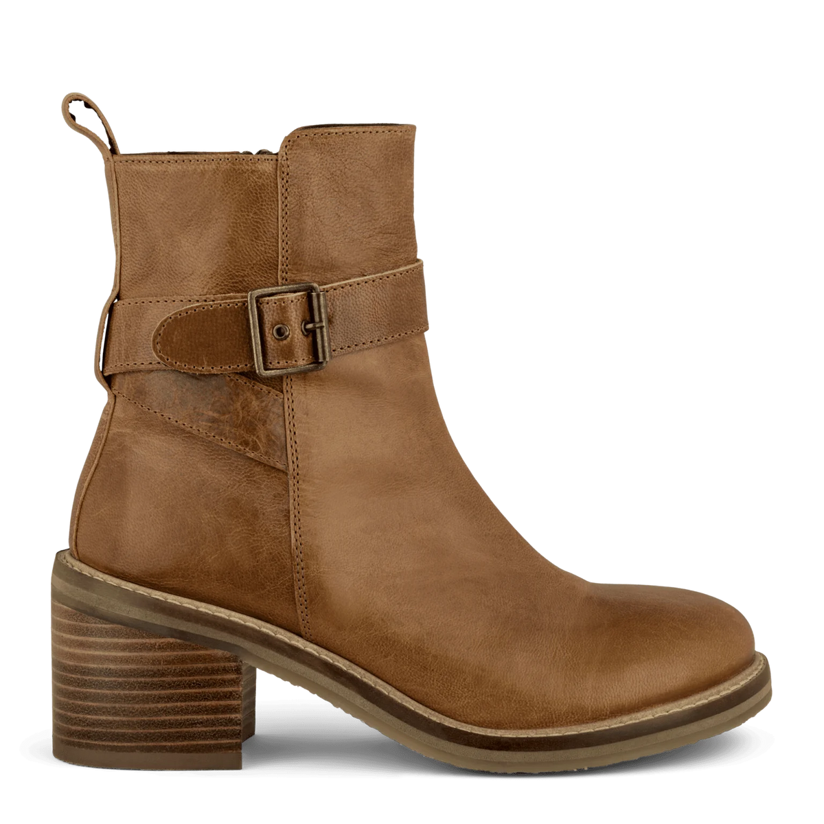 Green Comfort Barcelona low cut boot w. strap