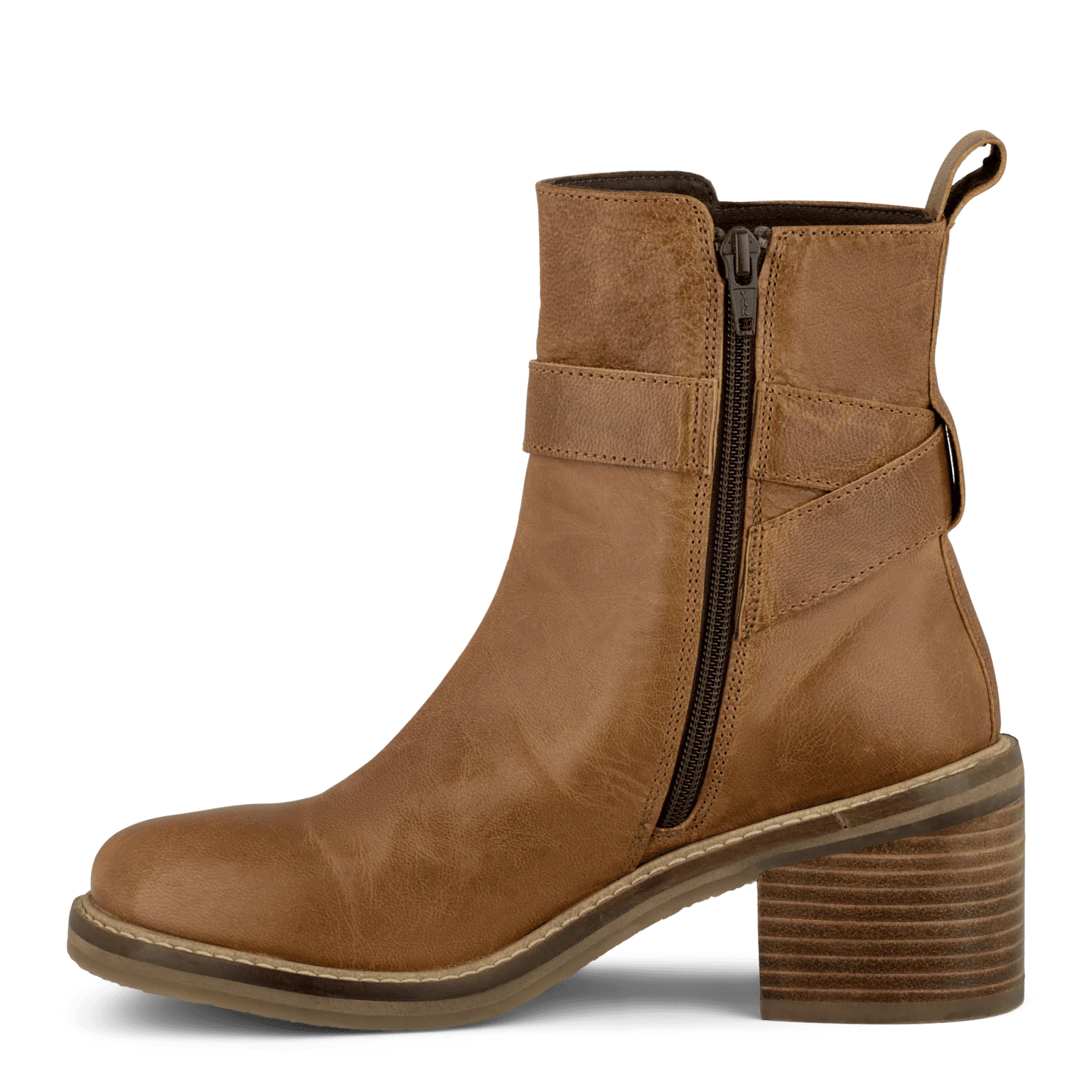 Green Comfort Barcelona low cut boot w. strap