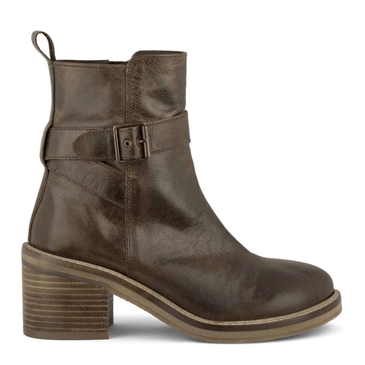Green Comfort Barcelona low cut boot w. strap by Krone 1