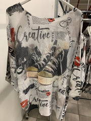 Bluse med print - Ingen returret by Krone 1