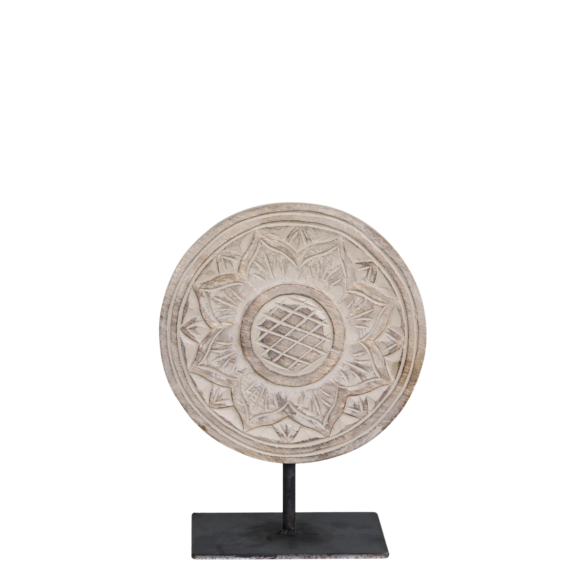 Dekor på fod, H28/L20/B10 cm natur