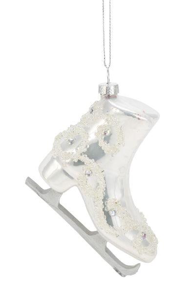 GLASS FIGURE SKATE 8CM PEARL WHITE