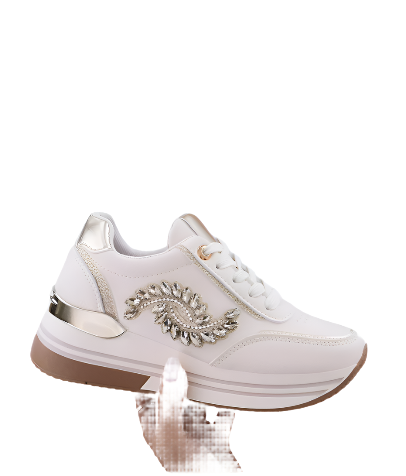 Sneakers med bling i siden - ITNOV24
