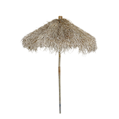 Lyon Parasol bambus H240/Ø160 cm natur